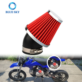 48-мм воздушный фильтр для гонок на мотоциклах, впускной фильтр с высоким расходом для 125-250CC HONDA YAMAHA SUZUKI ATV Dirt Bike Pit Bike Mini Bike