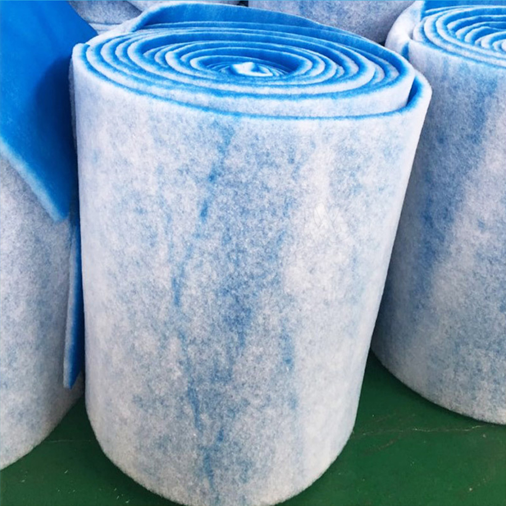 Моющиеся G3 G4 синие и белые хлопчатобумажные нетканые материалы для распыления краски пылезащитный предварительный воздушный фильтр