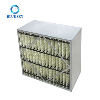 Фильтр HVAC V-образный фильтр коробчатого типа Фильтр HVAC с металлическим каркасом MERV15