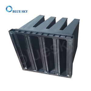 Сотовые воздушные фильтры с активированным углем 4 V-Bank для кондиционера HVAC System