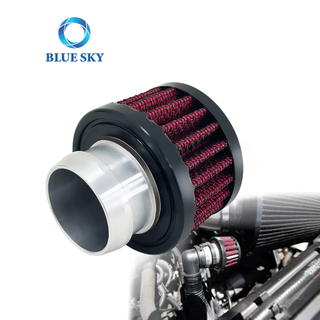 Индивидуальный воздушный фильтр с высоким расходом 30 мм, алюминиевый автомобильный фильтр на воздухозаборнике для автозапчастей