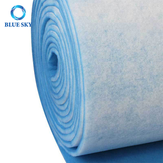 Моющиеся G3 G4 синие и белые хлопчатобумажные нетканые материалы для распыления краски пылезащитный предварительный воздушный фильтр