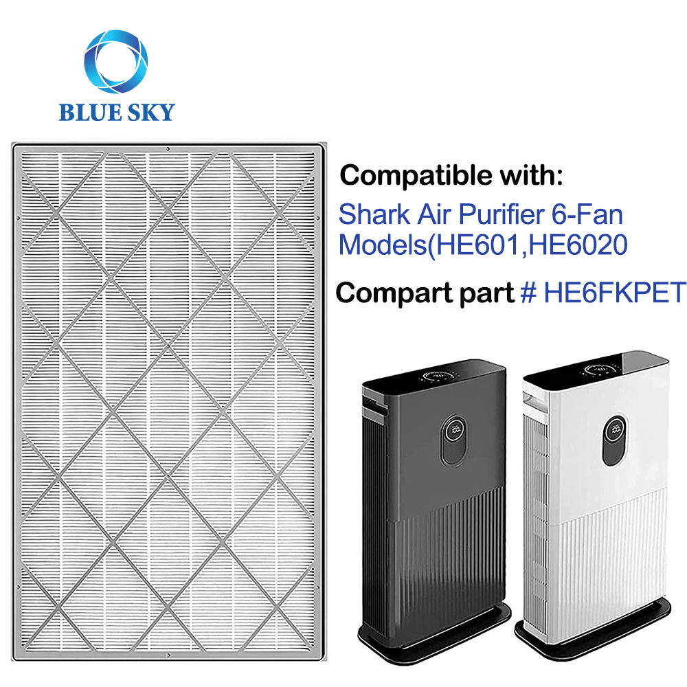 Очиститель воздуха Bluesky H13 Замена фильтра HEPA для очистителя воздуха Shark 6 моделей вентиляторов HE601 HE602 