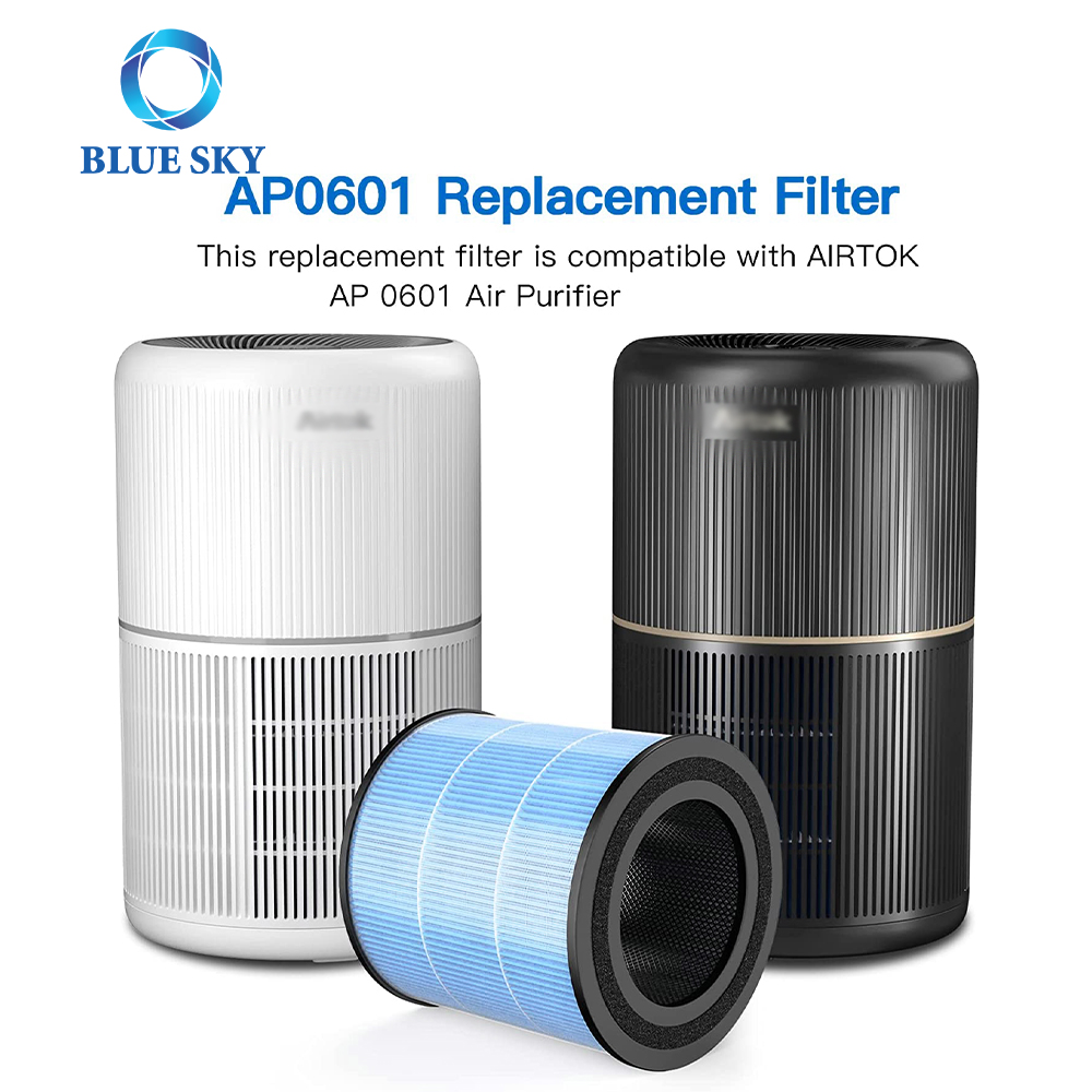 Горячая замена Amazon 4-ступенчатые фильтры H13 AP0601-RF для очистителя воздуха AIRTOK AP0601