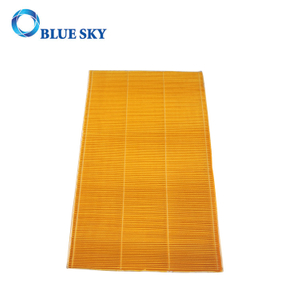 Подгонянный панельный фильтр бумаги желтой деревянной пульпы материальный для очистителя воздуха